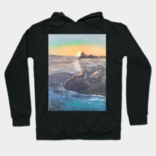 Everlasting sunset oil painting by tabitha kremesec Hoodie